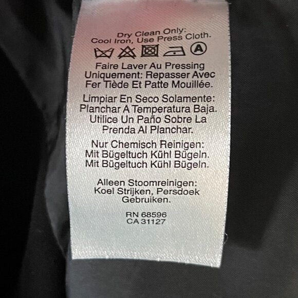 DKNY Women's Size 8 One Button Suit Jacket Black Single Breasted - Picture 7 of 8